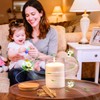 18oz Scented Candle Sand Wax, Sandalwood & Jasmine Scented Pearled