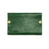 IL BISNOTE Tissue Case, Leather, Genuine Leather, Cowhide Leather, Black
