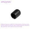 DMiotech 30pcs 7 10mm 12mm Inner Diameter Black Screw Protector