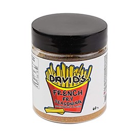 David’s Condiments French Fry Seasoning Spice - 60g (2.1oz) | Packed with Umami Flavour and Light Heat, Prepare World Famous Fries at Home, No Additives or Preservatives