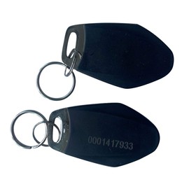 125KHZ RFID Tag Metal Style Black Keyfob for Door Access Control System (5)