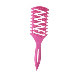 Perfk Hair Comb Massaging Comb Versatile Portable Reduce Frizz Paddle Brush Vent Hair Brush for Curly Hair Wet Dry All Hair Types, rose red