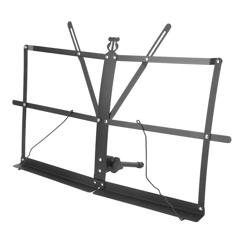 Folding Sheet Music Stand Metal Adjustable Portable Foldable Desktop Table