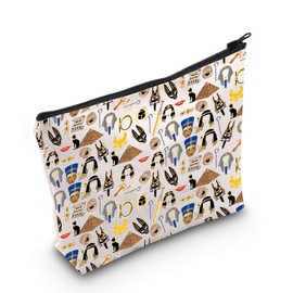 Egypt Travel Lover Gift Egypt Inspired Makeup Bag Egyptian Pharaoh Fan Gift Travel Souvenirs Gift Traveller Gift