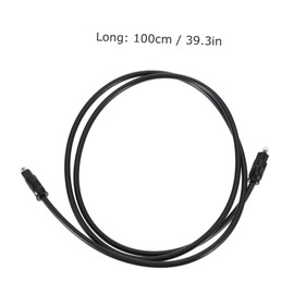 TEHAUX 3pcs Optical Audio Cable Audio Cord Od for Tv and Game Console Lossless Signal Transmission Plated Connectors Outer