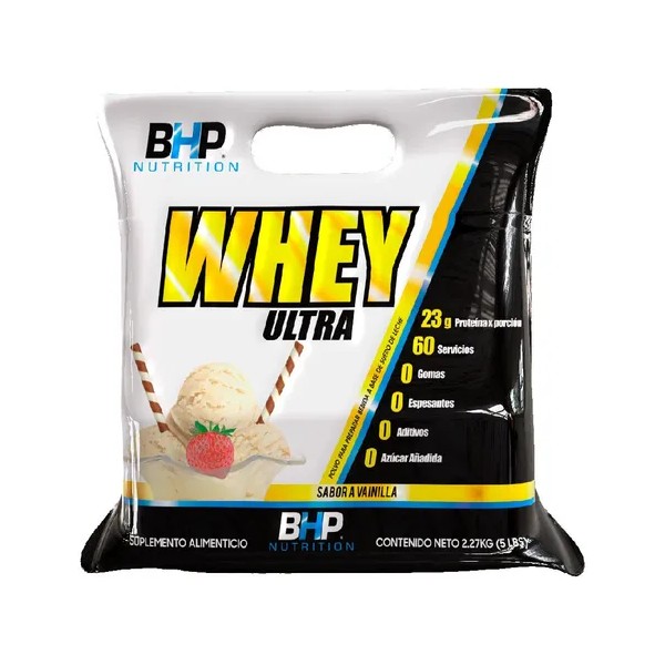 Proteina Bhp Ultra Whey Ultra 2.27 Kg 5 Lbs Bolsa