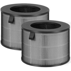 U9CV2B Filter Replacement-Compatible with LG PuriCare AeroTower Fan U9C Series U9CV2B,U9CS1C,U9CV1C Air Cleaner Purifier Filter,3-in-1 Ture HEPA Filter and Activated Carbon Filter(U9CV2B 2Pack)