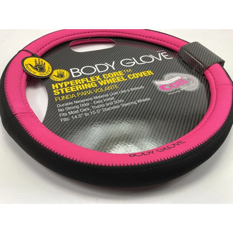 Body Glove 97494-924 Hyperflex Neoprene Pink Steering Wheel Cover 14.5"