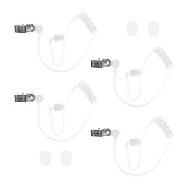 FDGGT 4 Pieces Intercom Air Channels Transparent Intercom Channels Audio Tubes Replacement Sound Tubes Intercom Accessories