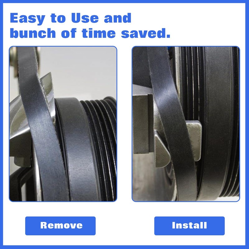 LEONTOOL Metal Belt Remover, 2 Piece Metal Stretch Belt Mate