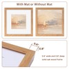 8x8 Picture Frame, Solid Oak Wood 8 x 8 Picture