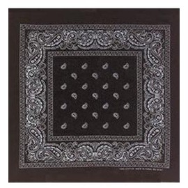 Black Bandana - Paisley