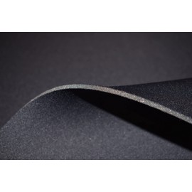 3mm Breathable Neoprene Fabric AirFoam, Black Neoprene Material by The Square Foot, Scuba Techno Stretch Foam, Stretchy Fabric for Reusable Neoprene Masks and Coverings (Black, 2' x 4')
