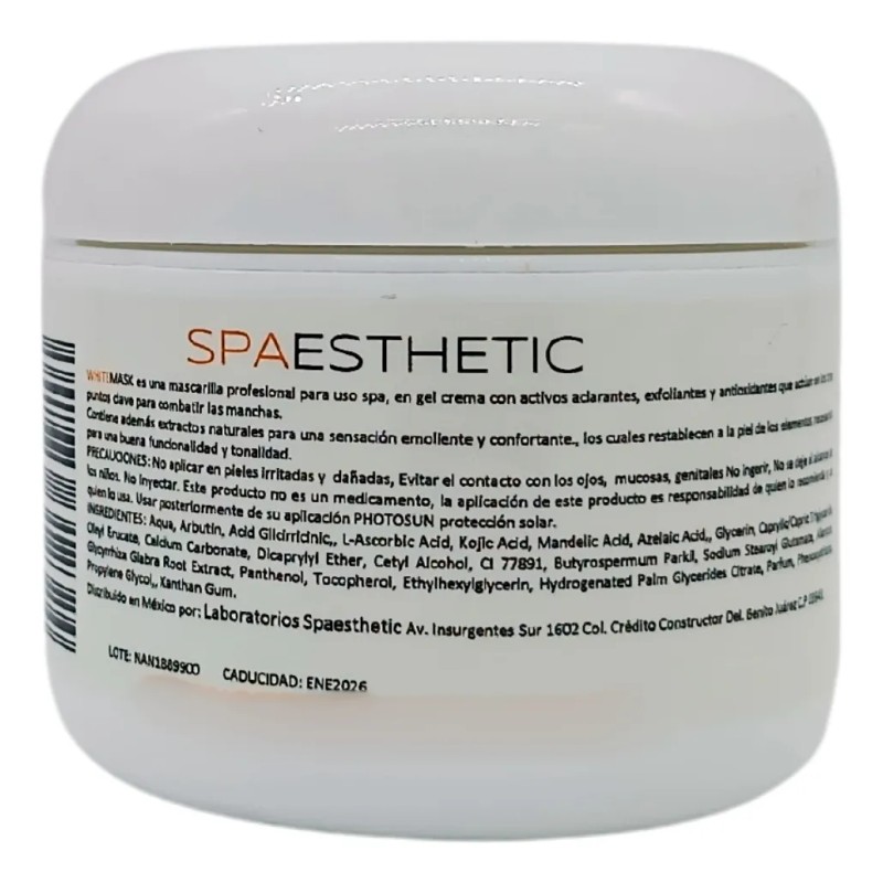 Mascarilla Despigmentante Manchas Whitemask 120g Spaesthetic