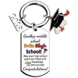 Class of 2026 Go back to School 8th grade graduation gifts For Girls Boys High School middle school graduation gift grad gifts For Him Her grade keychain For daughter son