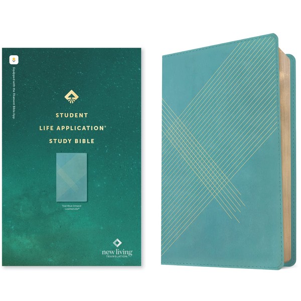 NLT Student Life Application Study Bible, Filament Enabled (LeatherLike, Teal