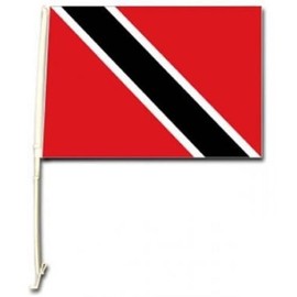 Moon Knives 12x18 Trinidad & Tobago Country Single Sided Car Vehicle 12''x18'' Flag - Party Decorations Supplies for Parades - Prime Outside, Garden, Men Cave Decor Flag