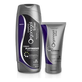 Grisi Organogal Silver Canas Platinadas Kit Shampoo+crema