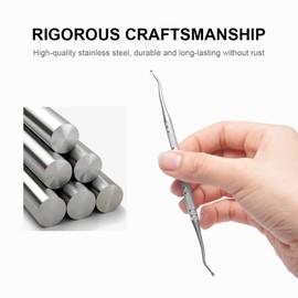 SIOPPKIK Professional Nail Care Ingrown Toenails File & Lifter Kit, Corner Lifter Foot Care Tools for Ingrown Toenails Treatment - Surgical Stainless Steel