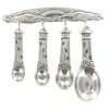 Basic Spirit Pewter Measuring Spoons with Rack, Lighthouse (SP-25)