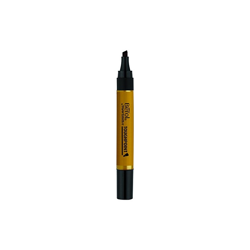 Berol Toughpoint Marker Chisel Nib 2mm/5mm - Black (Box of