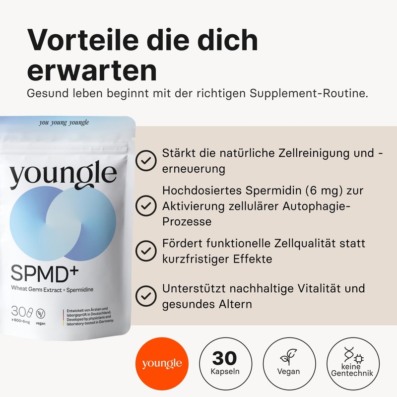 SPMD+ idine Capsules - Cellular Renewal & Autophagy Support +