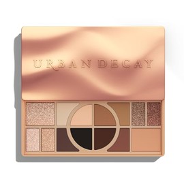 Urban Decay - Naked Shaped Warm Palette, Paleta de Sombras Todo en Uno con 14 Tonos Cálidos y 4 Acabados, Para Sombrear, Definir, Iluminar y Esculpir, Hasta 16H de Duración