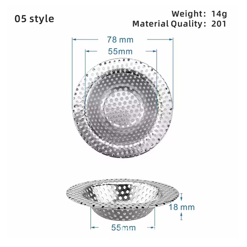 Stainless Steel Sink Strainer for Kitchen & Bathroom – Mesh
