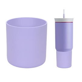 BKBY Silicone Boot Compatible with Owala 24oz/40oz Tumbler with Handle, Higher Anti-Slip Protective Sleeve Bottom Bumper Protector for Owalaa Triple Layer Insulated Travel Tumbler