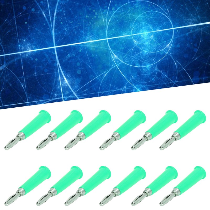 100Pcs Horn Banana Plug Brass Zinc Alloy ABS Welded Banana