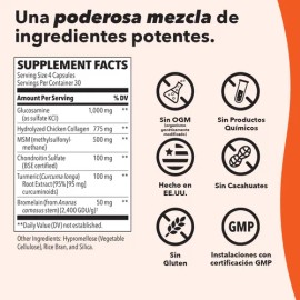 Lifeseasons Mobili-t Soporte Para Articulación, 120 Cápsulas Sabor Sin Sabor