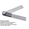 10‑390mm Stainless Steel Electronic Protractor Digital Goniometer Angle Finder Miter