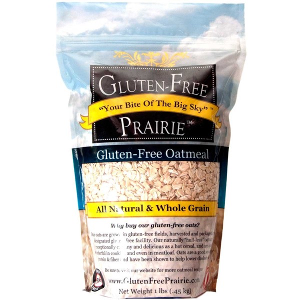 Gluten-Free Prairie Oatmeal, Certified Gluten Free Purity Protocol, Non-GMO, Vegan, 1 Pound