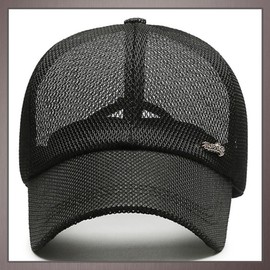 One Limitation CP459 Running Hat, Lightweight, Mesh Cap, Simple, Sports, Women's, Men's,, gray (dark gray)