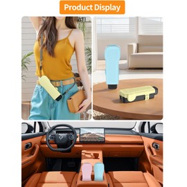 Osmo Pocket 3 Funda protectora con cordón, tapa magnética de almacenamiento para filtros y lente gran angular, cardán abatible y protector de cuerpo de cámara, compatible con DJI Osmo Pocket 3 (rosa)