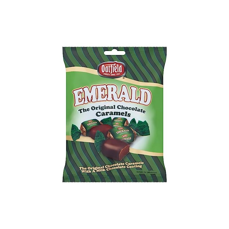 Oatfield Emeralds Original Irish Caramels, 135gm, Pack of 3
