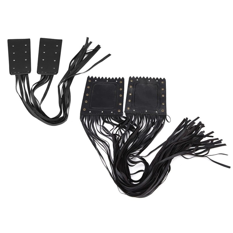 Qqmora Motorcycle Handlebar Tassel Cover Fashionable Fringe Style Design Soft