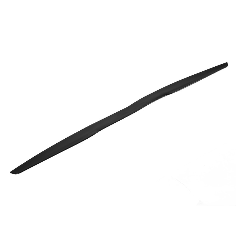 Rear Trunk Spoiler 113.5x7cm Rubber Black Universal Exterior Trim for