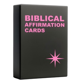 Biblical Affirmation Cards, Watercolor Prayer Cards, Bible Verse Cards, Religious Spiritual Gift Ideas, Inspirational Christian Scripture, Encouragement Deck, 60 Motivational Cards for Women and Teens