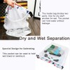 Risefit Waterproof Drawstring Backpack, Swimming Travelling Shopping Gym Bag Nylon