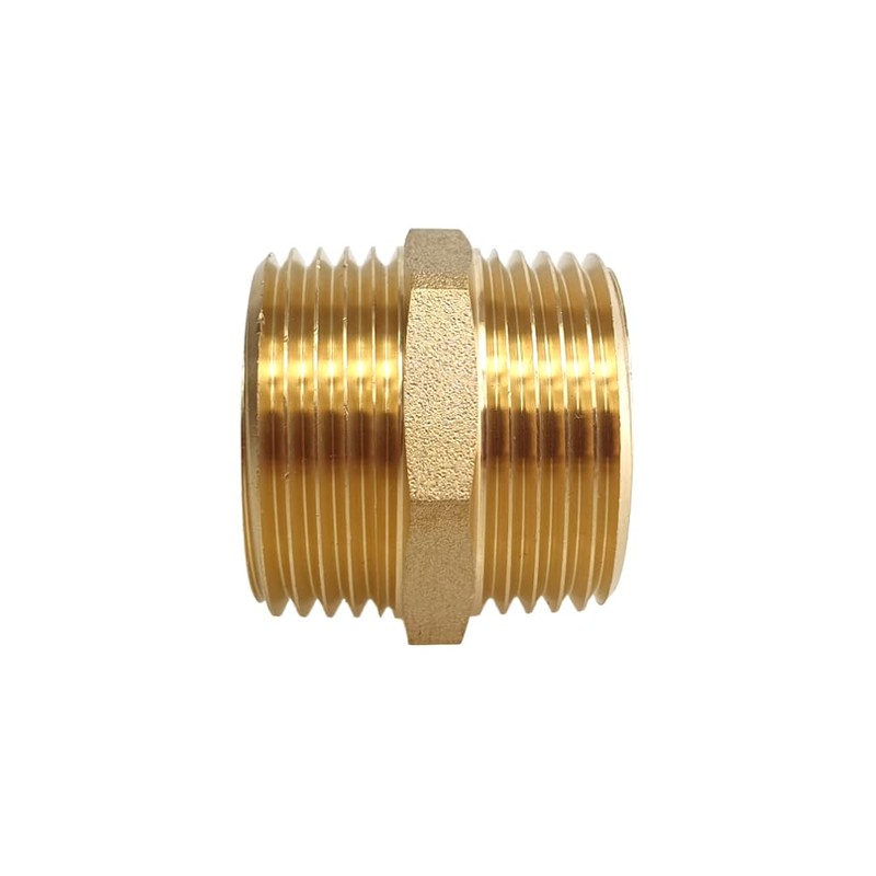 Double Nipple 2 Inch Male Thread Brass 2 Inch Male