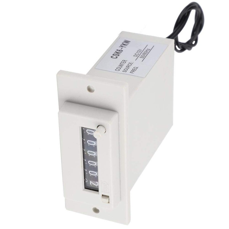 CSK6-YKW Electromagnetic Counter Digital Pulse Counter 6-Digit 0- Electronic Counter