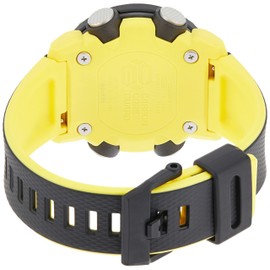 CASIO Men's G-Shock Duo Carbon Core Guard Analog-Digital Watch, Black Case, Yellow Band