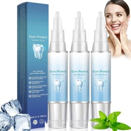 3PCS Gum Repair Gel, Teeth Repair Gel, Teeth Whitening Gum Shield Essence Pen, Protect Gums & Oral Care, Natural Toothpaste Tooth Re-Pair Treatment, Deeply Cleaning Revitalizes Gums