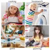 Surblue Kids Retro Aprons Pinafore Apron for Girls Boys Cotton