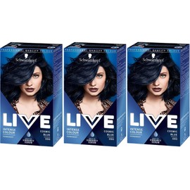 Schwarzkopf Live XXL Colour, Cosmic Blue Number 90 - Pack of 3 by Schwarzkopf & Henkel