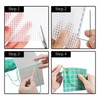 136 Pieces Mesh Plastic Canvas Kit Including 53 Pcs 11