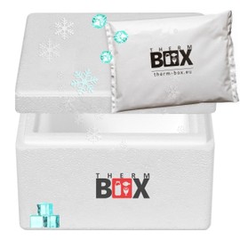 Styrofoam Boxes in Various Sizes Thermal Cooler Box Professional Quality, L-XXL Size, 2-88 Litres, White and Black