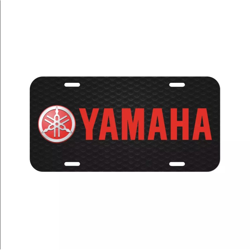 Amel Yamaha Motorcycle boat Atv snowmobile Vehicle License Plate Front