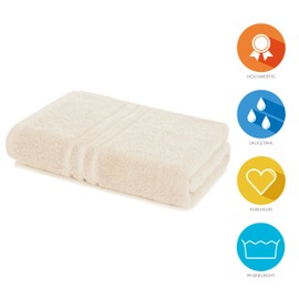 Lavea Sauna Towel, 80 x 200 cm, Terry Series Elena, Cream